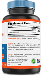 Nova Nutritions Goldenseal Root 570mg (Non-GMO) Capsules, Promotes Healthy Immune & Overall Wellness, 100 Count - Nova Nutritions