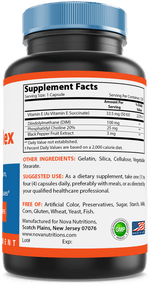 Nova Nutritions DIM Complex 100 mg Capsule made with Diindolyl Methane, Phosphatdyl Choline, & Black Pepper Extract 120 Count - Nova Nutritions