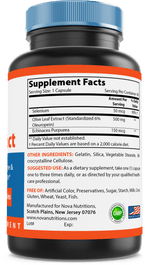 Nova Nutritions Olive Leaf Extract 700 mg 90 Capsules - Nova Nutritions
