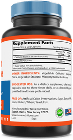 Nova Nutritions Calcium Pyruvate 750 mg (Non-GMO) Capsules for Weight Management, 120 Count - Nova Nutritions