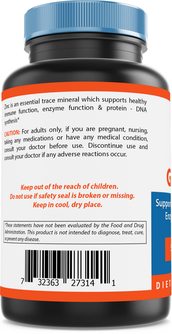 Nova Nutritions Zinc Gluconate 50mg, Supports Healthy Immune Function, 240 Tablets - Nova Nutritions