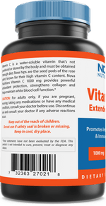 Nova Nutritions Vitamin C-1000 mg 240 Tablets - Nova Nutritions