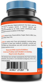 Nova Nutritions Horse Chestnut Seed Extract 300 mg (Non-GMO) Tablets Naturally Contains Aescin Which Promotes Healthy Leg Vein & Circulation 180 Count - Nova Nutritions