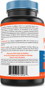 Nova Nutritions Probiotic 30 Billion SHELF STABLE 120 Veggie Capsules - Nova Nutritions