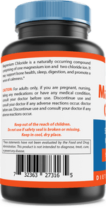 Nova Nutritions Magnesium Chloride 520mg - Supports Healthy Nervous System - 120 Tablets - Nova Nutritions