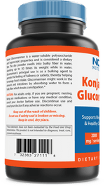 Nova Nutritions Konjac Root Glucomannan 100% Pure Powder - 8 oz - Nova Nutritions