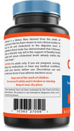 Nova Nutritions Chitosan 500 mg Tablet - Promotes Healthy Weight Management & Healthy Cholesterol Levels, 120 Count - Nova Nutritions
