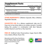 Nova Nutritions Nattokinase 100 mg (2, 000 Fu), 180 Vcaps - Nova Nutritions
