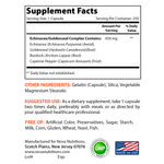 Nova Nutritions Echinacea Goldenseal Complex 450 mg (Non-GMO) - Supports Immune and Respiratory Response* Supports Mucous Membranes, 250 Capsules - Nova Nutritions