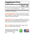 Nova Nutritions L-Lysine 1000 mg - 180 Tablets